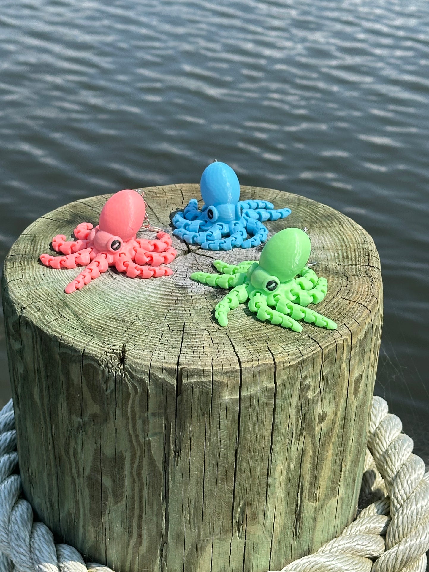 Octopus Keychain
