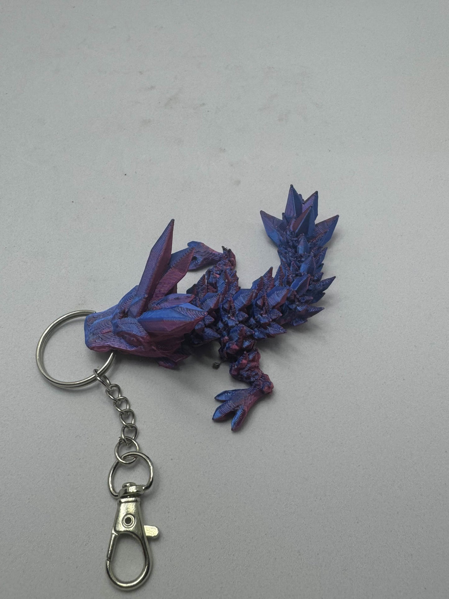 Crystal Dragon Keychain
