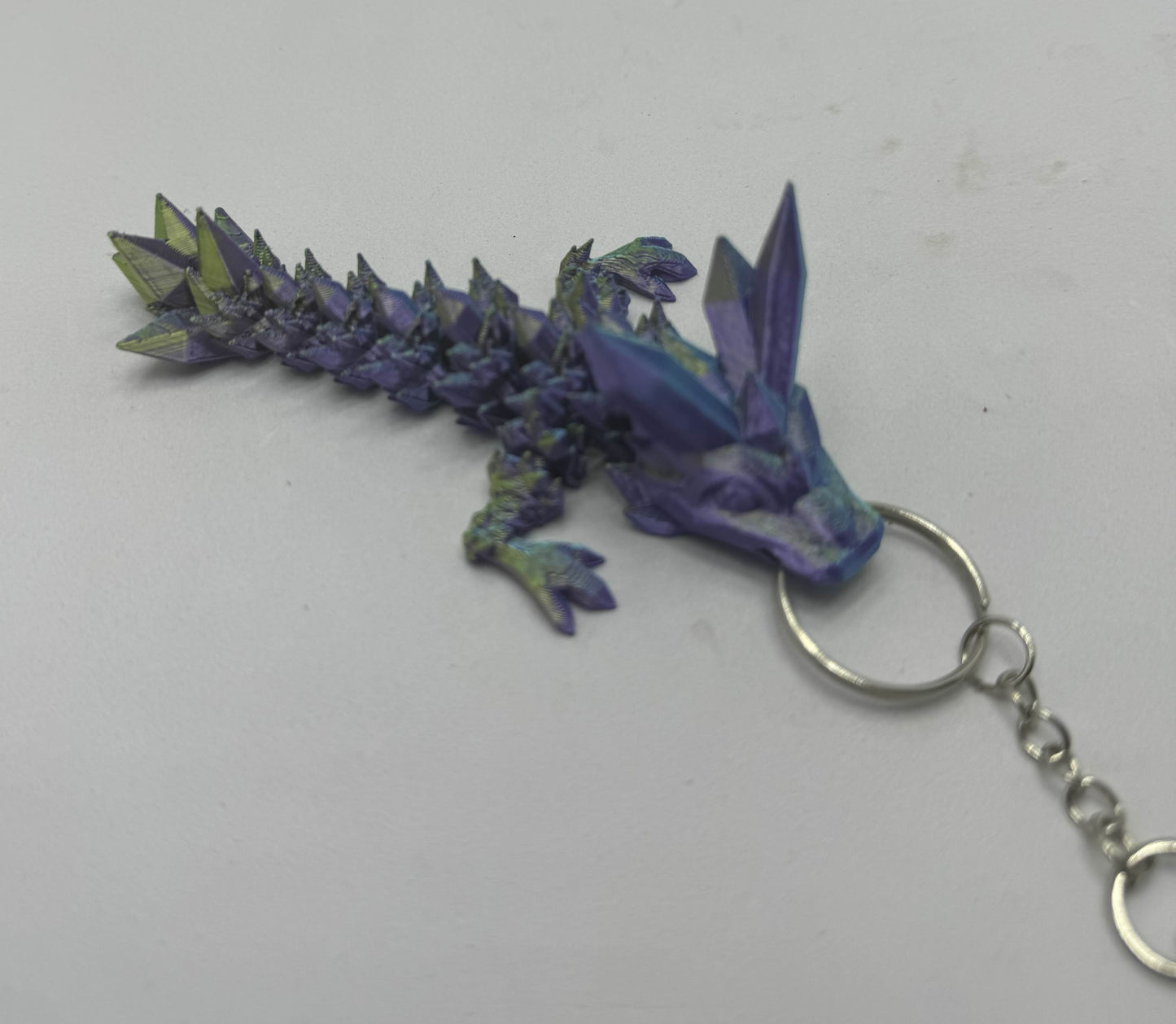 Crystal Dragon Keychain