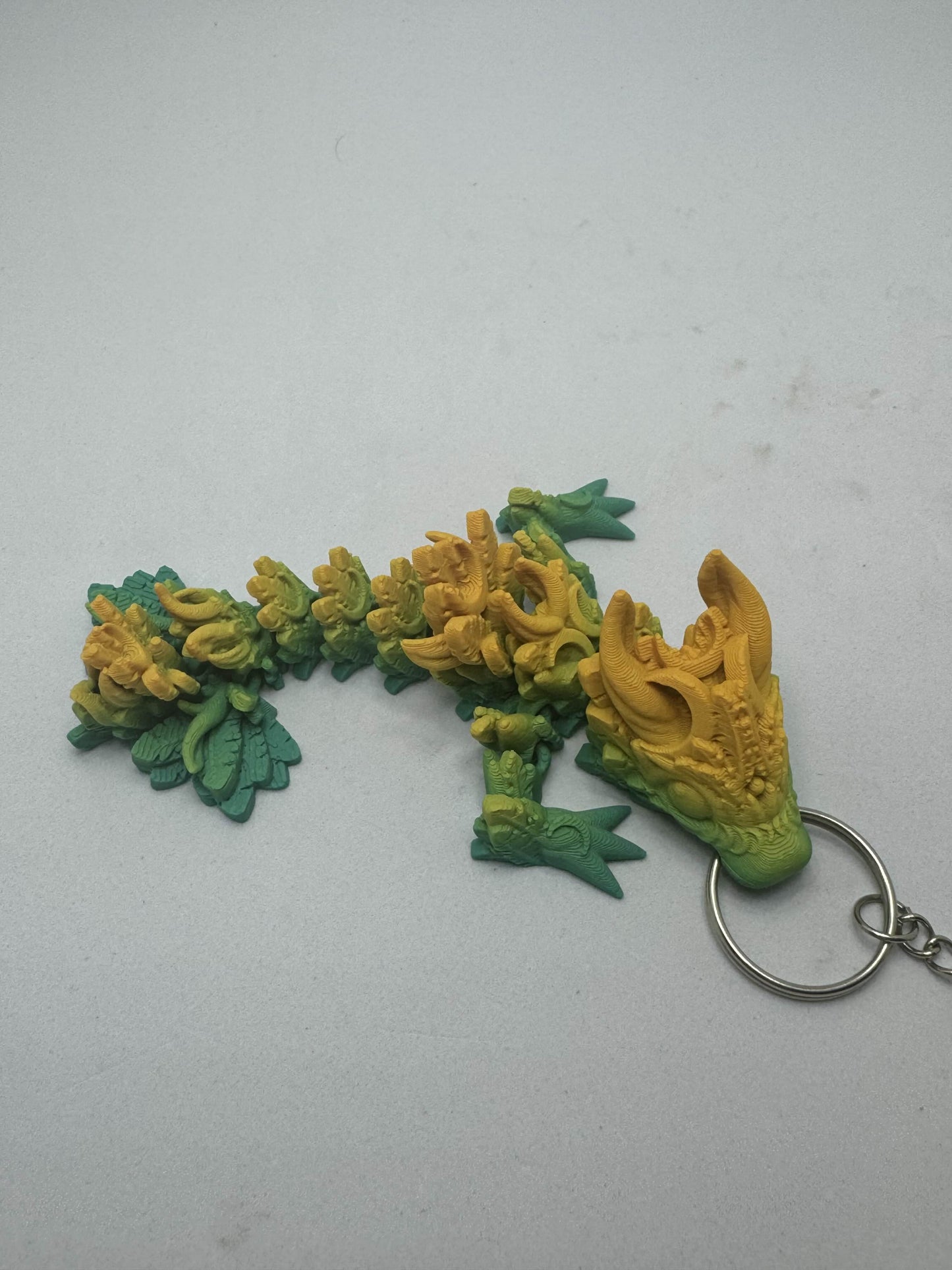 Autumn Dragon Keychain