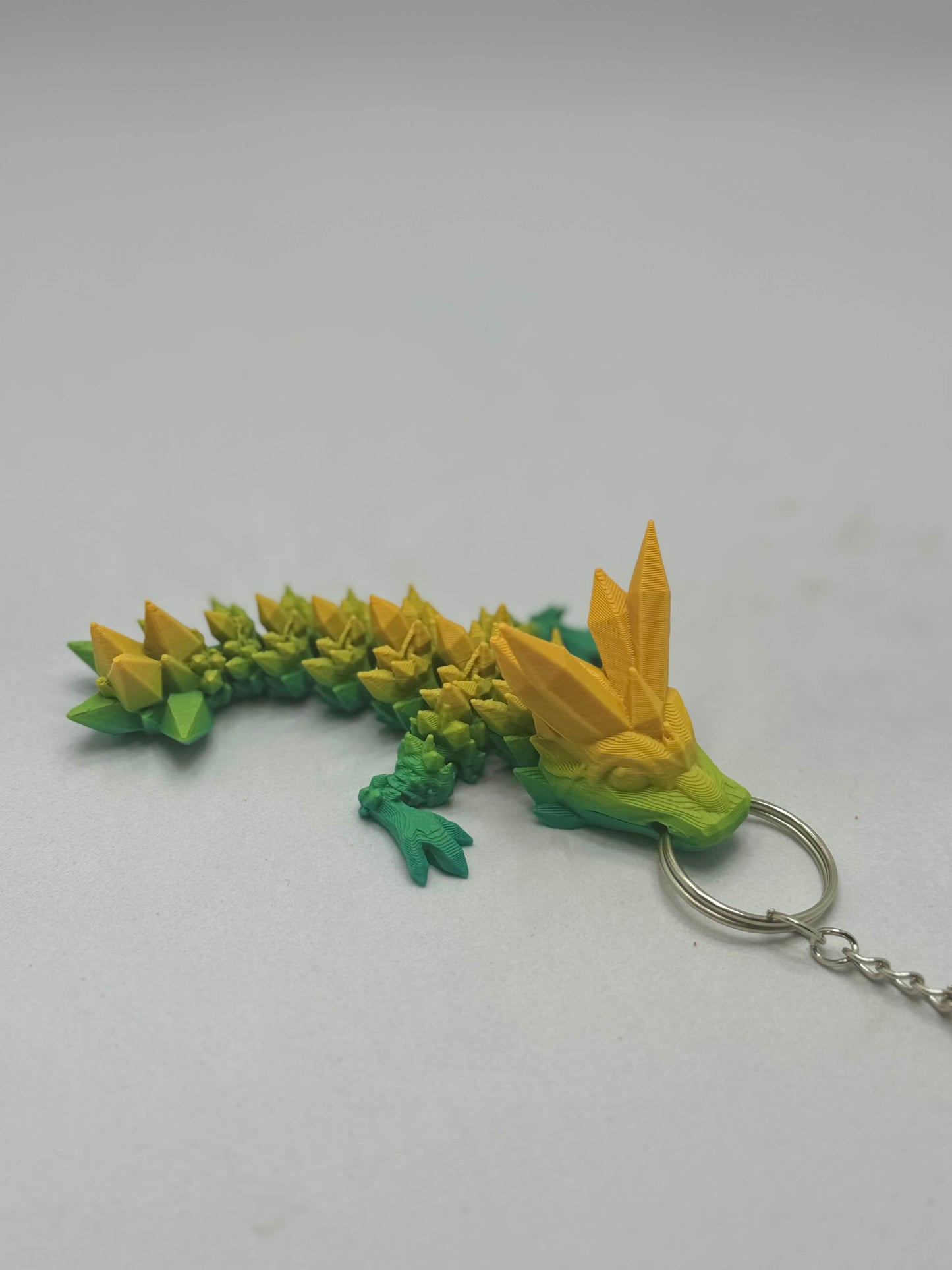 Crystal Dragon Keychain