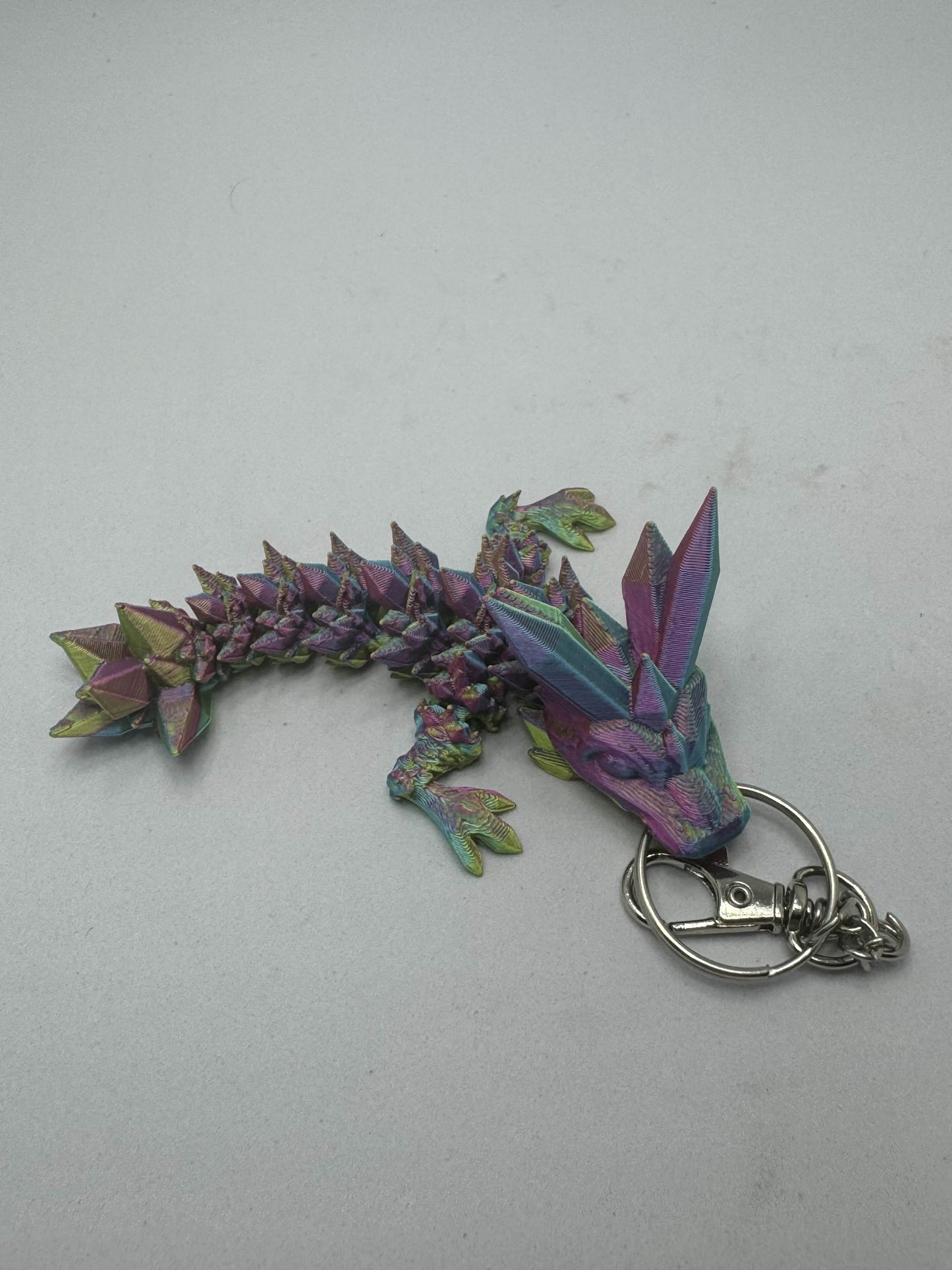 Crystal Dragon Keychain