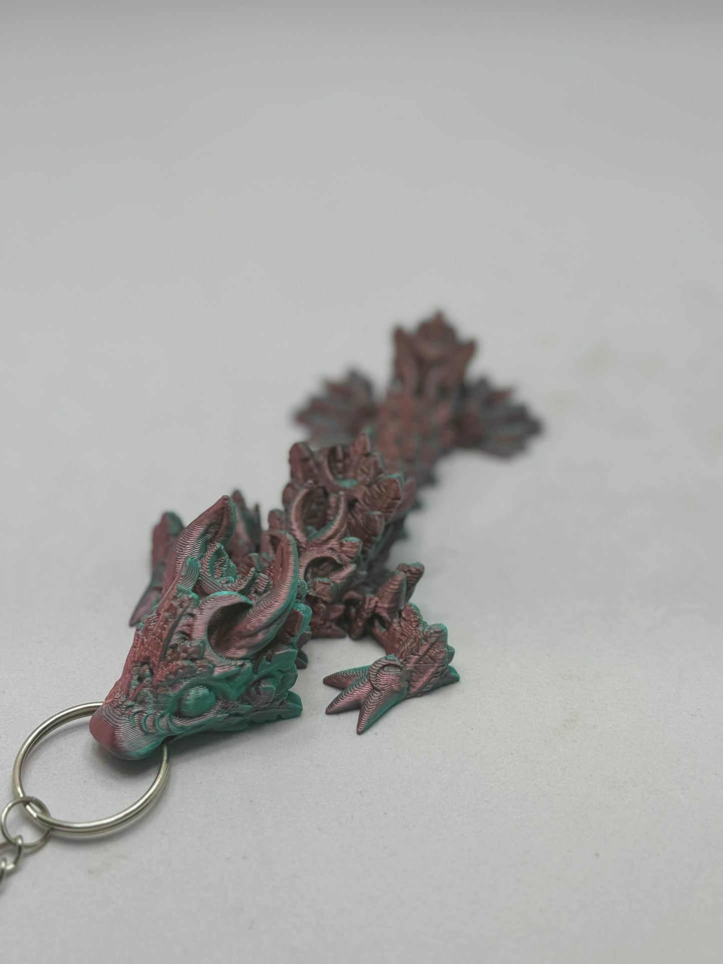 Autumn Dragon Keychain