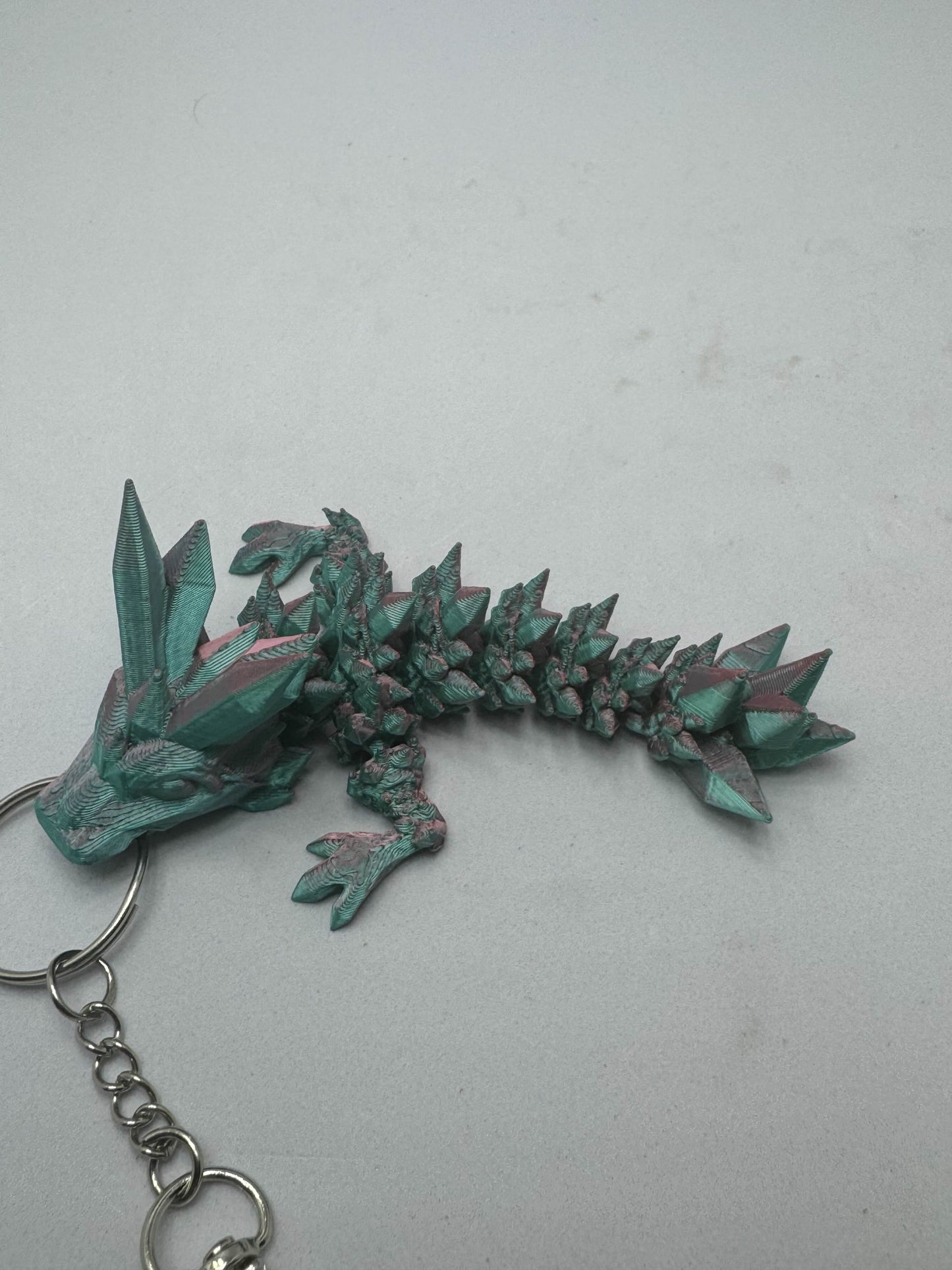 Crystal Dragon Keychain