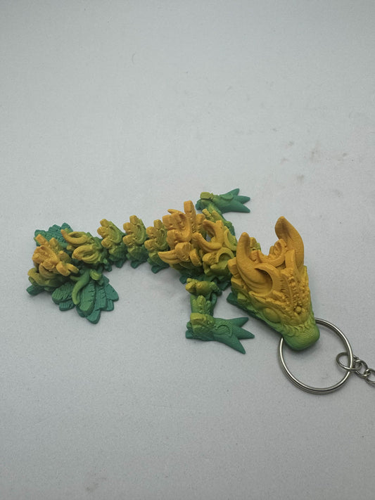 Autumn Dragon Keychain