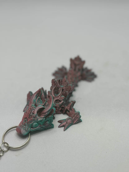 Autumn Dragon Keychain